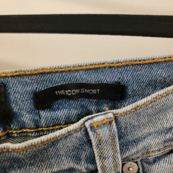 Kendall‎ & Kylie The Icon Short Distressed High-Rise Shorts Size 13/31 - Picture 7 of 10